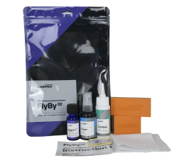 Кварцове захисне покриття для скла, анти-дощ, CarPro FlyBy30 kit 20ml (Набір)