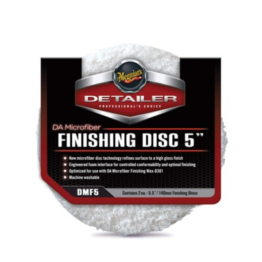 Полірувальний круг микрофибровый фінішний 2шт.- Meguiar's DA Microfiber Finishing Disc 5