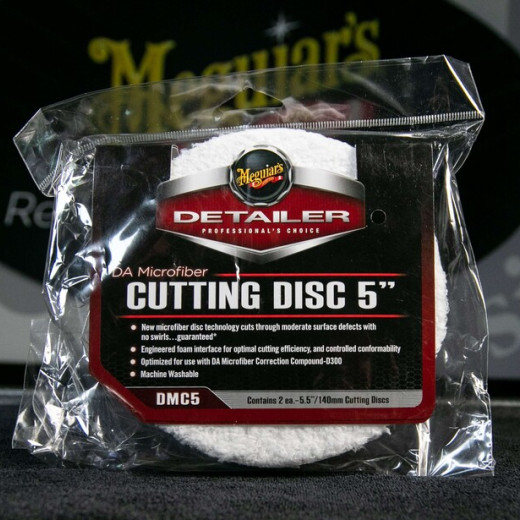 Полірувальний круг микрофибровый ріжучий 2 шт. - Meguiar's DA Microfiber Cutting Disc 5