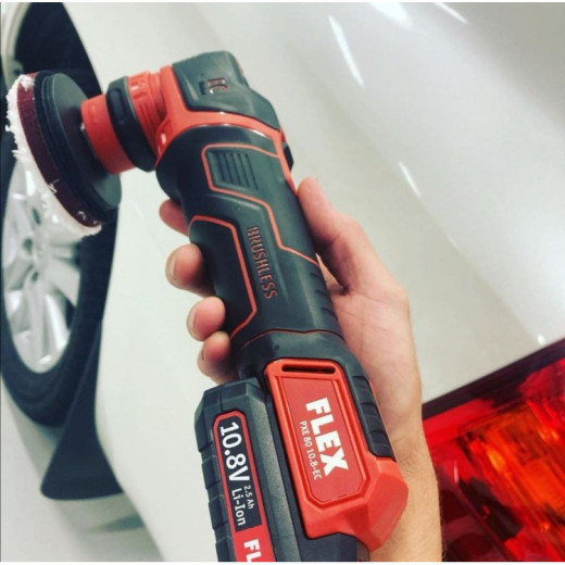 FLEX PXE 80 10.8-EC/2.5 Set Акумуляторна полірувальна машина 10,8 В, ротаційна і ексцентрикова FLEX PXE 80 10.8-EC/2.5 Set Акумуляторна полірувальна машина 10,8 В, ротаційна і ексцентрикова