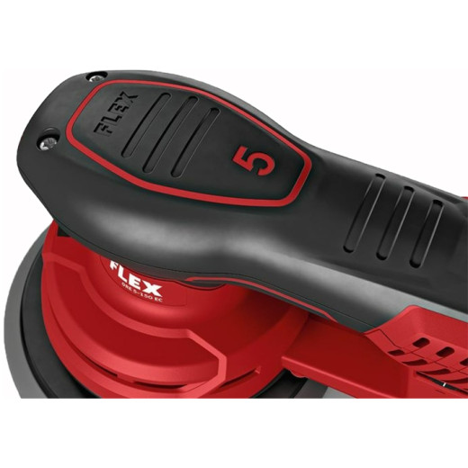 FLEX ORE 5-150 EC Зручна ексцентрикова шліфувальна машина з регулюванням числа обертів, 150 mm FLEX ORE 5-150 EC Зручна ексцентрикова шліфувальна машина з регулюванням числа обертів, 150 mm