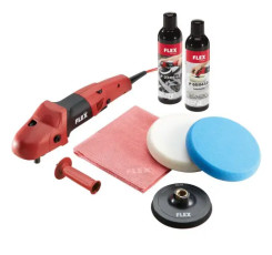 FLEX PE 14-3 125 P-Set Ергономічна полірувальна машина з перемикачем прискорення в комплекті