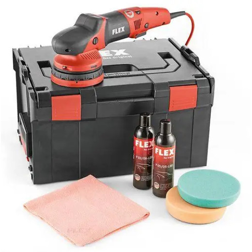 FLEX XCE 10-8 125 P-Set Ексцентрикова полірувальна машина з приводом примусової дії FLEX XCE 10-8 125 P-Set Ексцентрикова полірувальна машина з приводом примусової дії