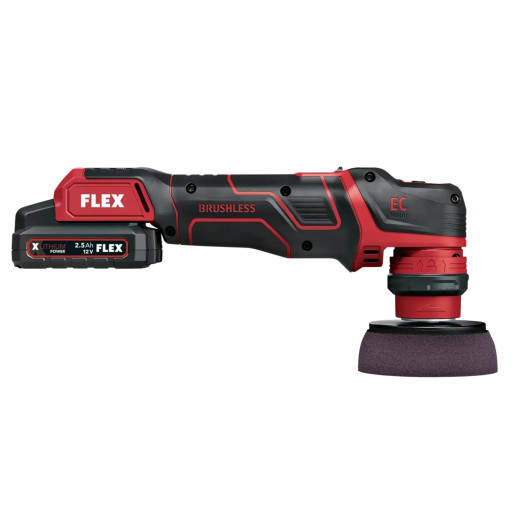 FLEX PXE 80 10.8-EC Акумуляторна полірувальна машина 10,8 В, ротаційна й ексцентрикова