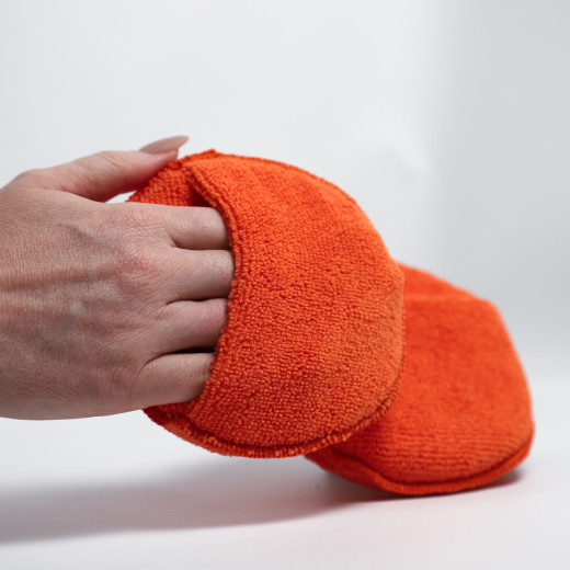 Аплікатор з мікрофібри Magnum круглий помаранчевий 13×2 см Аплікатор з мікрофібри Magnum круглий помаранчевий 13×2 см