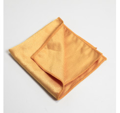 Рушник/Мікрофібра Magnum для скла "Риб'яча луска" помаранчевий 35х35 см