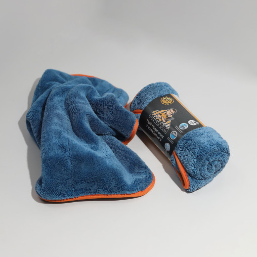 Рушник/Мікрофібра двостороння для сушіння MAGNUM 50*60см, блакитний