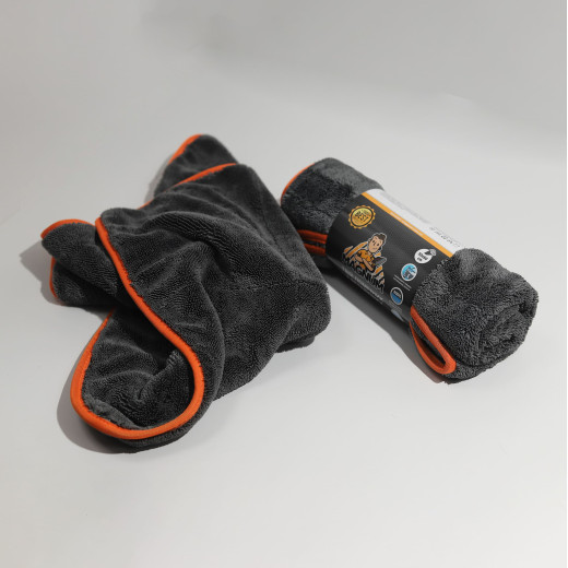 Рушник/Мікрофібра двостороння для сушіння MAGNUM 50*60см, сірий