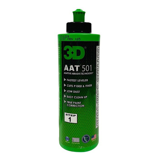Полірувальна паста 3D AAT 501 Cutting Compound 240 мл Полірувальна паста 3D AAT 501 Cutting Compound 240 мл