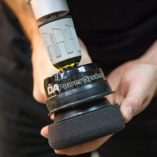 Набір м'яких кругів для нанесення воску - Meguiar's DA Waxing Power Pads 90 мм. 2 шт. чорний (G3509INT)