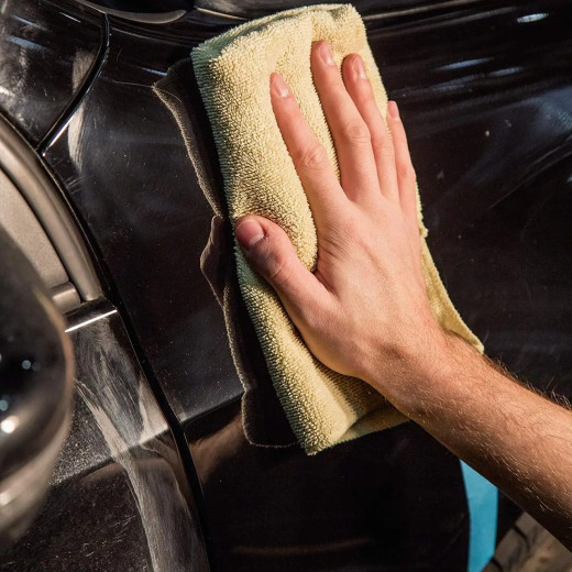 Набір м'яких кругів для нанесення воску - Meguiar's DA Waxing Power Pads 90 мм. 2 шт. чорний (G3509INT)