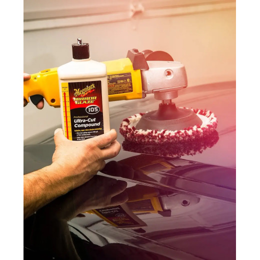 Поліровальне коло вовняної з мікрофіброю - Meguiar`s Rotary Wool Heavy Cutting Pad 178 мм. (WRWHC7) Поліровальне коло вовняної з мікрофіброю - Meguiar`s Rotary Wool Heavy Cutting Pad 178 мм. (WRWHC7)