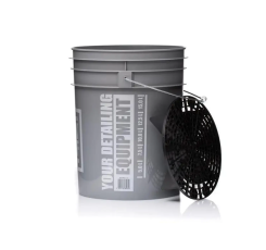 Відро сірого кольору з брудововлювачем Work Stuff Detailing Bucket Grey & Separator
