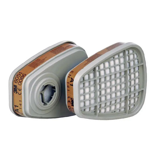 Фільтр A1 від органічних парів, 1 пара - 3M™ (6051) Фільтр A1 від органічних парів, 1 пара - 3M™ (6051)