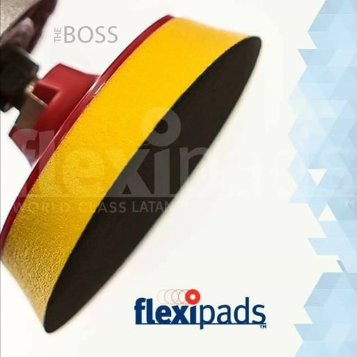 Оправка для роторной машинки мягкая - Flexipads Ultra Soft Velcro М14 125 мм. 5 Оправка для роторной машинки мягкая - Flexipads Ultra Soft Velcro М14 125 мм. 5
