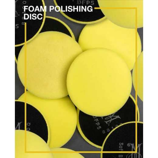 Полірувальний круг середньої жорсткості - Meguiar's DA Soft Buff Foam Polishing Pad 140 мм. жовтий (DFP5) Полірувальний круг середньої жорсткості - Meguiar's DA Soft Buff Foam Polishing Pad 140 мм. жовтий (DFP5)