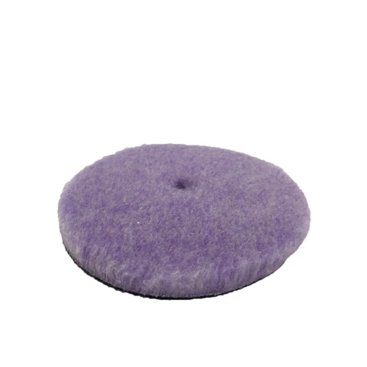 Полірувальний круг з отвором гібридна шерсть - Purple Foamed Wool Buffing/Polishing 150 мм (58-32625WH-1)