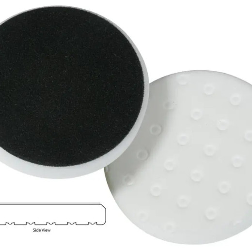 Полірувальний круг середньої жорсткості антиголограмный - DA Soft White Foam Polishing 125