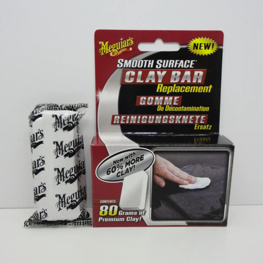Глина для чищення кузова - Meguiar's Smooth Surface Replacement Clay Bar 80 г. (G1001EU) Глина для чищення кузова - Meguiar's Smooth Surface Replacement Clay Bar 80 г. (G1001EU)