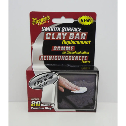 Глина для чищення кузова - Meguiar's Smooth Surface Replacement Clay Bar 80 г. (G1001EU) Глина для чищення кузова - Meguiar's Smooth Surface Replacement Clay Bar 80 г. (G1001EU)