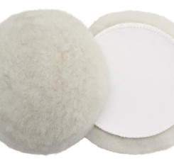 Полірувальний круг лама - Flexipads Merino Lambs Wool Bonnet 200х32 мм (8") білий (40248)