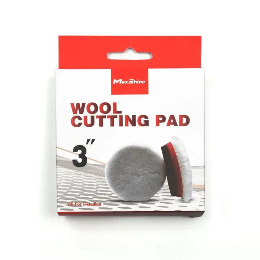 Полірувальний круг шерстяний - MaxShine Wool Cutting Pad 75 мм. (2064075R) Полірувальний круг шерстяний - MaxShine Wool Cutting Pad 75 мм. (2064075R)