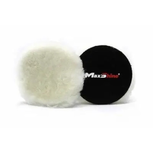 Полірувальний круг шерстяний - MaxShine Premium Wool Cutting Pad 125 мм. білий (2063125) Полірувальний круг шерстяний - MaxShine Premium Wool Cutting Pad 125 мм. білий (2063125)
