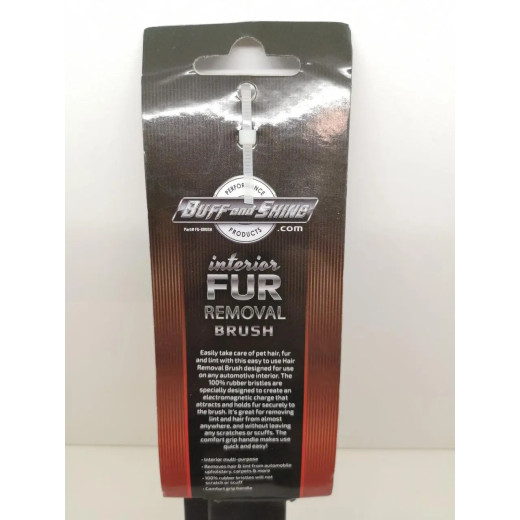 Щітка для видалення шерсті - Buff and Shine Pet Remover Rubber Brush чорний (FG-BRUSH) Щітка для видалення шерсті - Buff and Shine Pet Remover Rubber Brush чорний (FG-BRUSH)