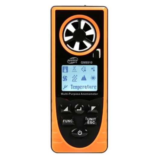 Багатофункціональний крильчастий анемометр (0,7 ~ 30 м / с) Багатофункціональний крильчастий анемометр (0,7 ~ 30 м / с)