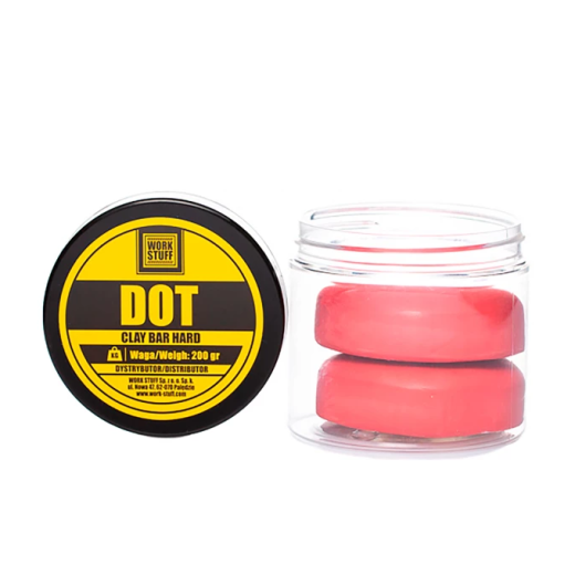 Жорстка синтетична глина для очищення кузова Work Stuff DOT Clay Bar Hard (200 g) Жорстка синтетична глина для очищення кузова Work Stuff DOT Clay Bar Hard (200 g)