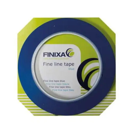 Контурний тонкий малярний скотч - Finixa Fine line tape 9мм. х33м. синій (FOL 309)