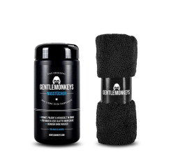 Серветки для авто GentleMonkeys 20 шт + мікрофібра 40х40 см