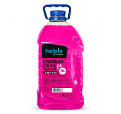 Омивач скла зимовий Helpix -20 Bubble gum 4 л