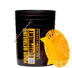 Відро з брудоуловлювачем чорного кольору Work Stuff Detailing Bucket Black & Separator