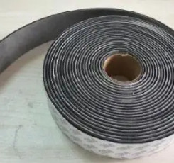 TM-274-G МІКРОФІБРОВА СТРІЧКА, В РУЛОНІ СІРА - CARIGHT MICROFIBER FELT WITH 1.5MM SPONGE, 40MM, 5 METER