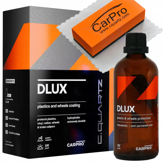 CarPro Cquartz DLUX kit - захисне керамічні покриття для дисків та пластику, 100ml