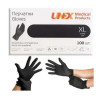 Рукавички однарозові нітрил чорні ХL - Unex Medical 100 шт. (18170)