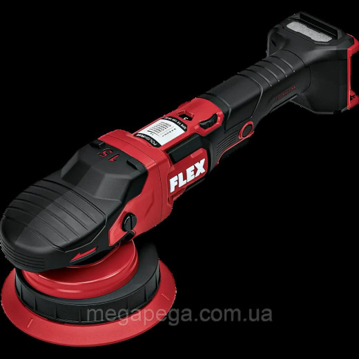 АКУМУЛЯТОРНА БЕЗЩІТКОВА ЕКСЦЕНТРИКОВА ПОЛІРУВАЛЬНА МАШИНА FLEX XFE 15 150 18.0-EC SET