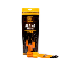 Набір хімостійких синтетичних пензлів для детейлінгу Work Stuff Detailing Brush Albino Orange 3 pack