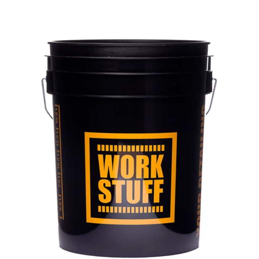 Відро для мийки автомобіля чорного кольору Work Stuff Detailing Bucket Black Відро для мийки автомобіля чорного кольору Work Stuff Detailing Bucket Black