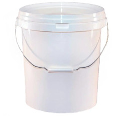 Відро пластикове з кришкою - Martin Cox White Valeters Pail 20 л. білий (MOGG105)