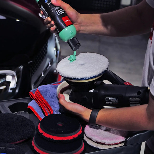 Полірувальний круг мікрофібровий ріжучий - MaxShine Microfiber Cutting Pad 80 мм. синій (2051080B) Полірувальний круг мікрофібровий ріжучий - MaxShine Microfiber Cutting Pad 80 мм. синій (2051080B)