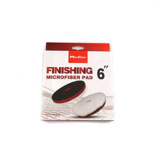 Полірувальний круг мікрофібровий фінішний - MaxShine Microfiber Finishing Pad 155 мм. червоний (2053155R) Полірувальний круг мікрофібровий фінішний - MaxShine Microfiber Finishing Pad 155 мм. червоний (2053155R)